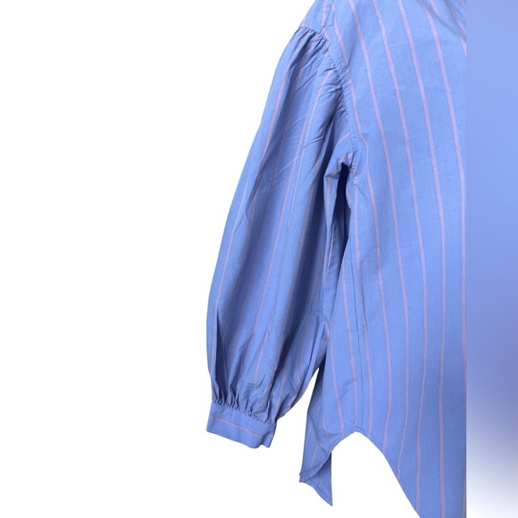 Rails Lavender and Coral Striped Button Down Shirt - Picture 5 of 8